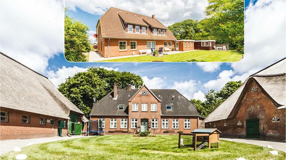 Hof Herzleuchten, Familie Groth Garding-Kirchspiel Exteriér fotografie